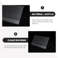 thumbnail image 3 of KAKOWELY 5Pcs Acrylic Displaying Cards Clear Doublesided Conference Guest Seat Display Cards,7.87"X3.94"X3.35", 3 of 4