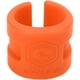 thumbnail image 4 of Protector de vaina de bicicleta, anillo protector de cadena de goma, marco de bicicleta, cubierta protectora de horquilla delantera, color naranja, 4 of 9