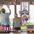 thumbnail image 5 of OutmaxHome 4th of July Gnomes Porch Sign Banner, Independence Day Decorations Patriotic Gnome Door Hanging Banner Supplies for Independence Day Memorial Day Party Decorations, 5 of 6