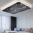 thumbnail image 2 of Black Marble Magnetic Fluorescent Light Covers for Ceiling Lights 2x4Ft,Vintage Minimalism White Abstract Texture Office Classroom Kitchen Drop Ceiling Light Covers Filters Shade Panel 4Packs, 2 of 9
