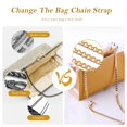 thumbnail image 3 of fastboy 4Pcs Bags Chains Replacement Gold Metal Belt Removable Adjustable Decorative Purse Straps Handles Messenger Crossbody 1Set, 3 of 5