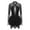 Black, variant on Miaeowve Figure Ice Skating Dress for Women Mesh Sheer Rhinestones Roller Skating Leotard Dress Black M