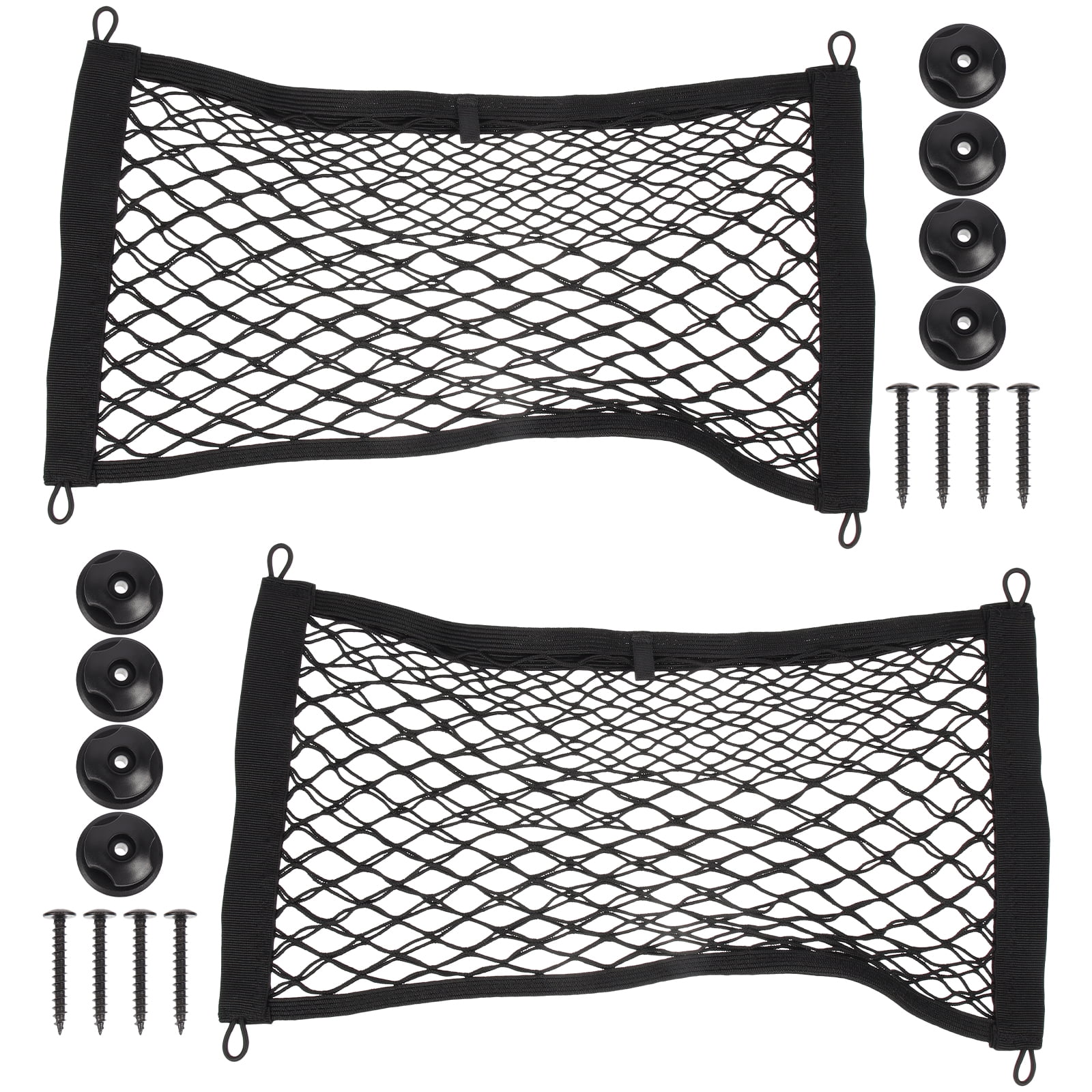Small Cargo Net For Car Trunk,2 Pcs Elastic Mesh Net Pocket Organizer - View #3