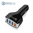 thumbnail image 2 of Quick Charge 3.0 Car Charger 54W 4-Port Car Adapter, QC3.0 Compatible with Galaxy S10 S10e S10+ S9 S8 S7 S6 Edge Plus Note 8 9 10, iSmart Compatible iPhone XS XR X 8 7 Plus, iPad Pro Air Mini and More, 2 of 11