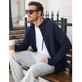 thumbnail image 6 of COOFANDY Men's Zip-up Hoodie, Full-zip Hoodie for Men and Women, Hooded Sweatshirt, 6 of 8