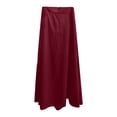 thumbnail image 5 of Arlun Women's Ankle Length High Waist A-Line Flowy Long Maxi Skirt with Pockets High Waisted Simple Solid Color Elegant Long Skirts Plus Size Outfit XL, 5 of 5