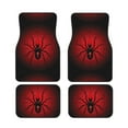 thumbnail image 2 of Uemuo Car Floor Mats - Spider on the Web Pattern Carpet Floor Mats for Cars, Auto Accessories Front & Rear Car Floor Foot Mat Sets of 4 Pieces, 2 of 6