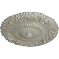 thumbnail image 3 of Ekena Millwork 21"OD x 2"P Marseille Ceiling Medallion (Fits Canopies up to 7 3/8"), Hand-Painted Flash Gold, 3 of 6