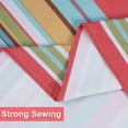 thumbnail image 5 of Stripe Tablecloth for Spring Summer, Striped Colorful Table Cloth for Fall Autumn, Waterproof Table Cover for Outdoor, Picnic, Camping, Kitchen, Dining Room, Multicolor, Rectangle 60 x 120 inch, 5 of 6