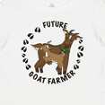 thumbnail image 4 of Inktastic Future Goat Farmer with Cute Goats and Hoof Prints Boys or Girls Baby T-Shirt, 4 of 5