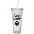 thumbnail image 4 of Evergreen XL Insulated 18 OZ Acrylic Tumbler with Straw and Cap, Dog Mom, 4 of 6