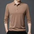 thumbnail image 6 of Mlzmgr Shirts for Men 1/4 Button Long Sleeve Golf Shirts Fitness Business Casual Work Shirts, 6 of 7