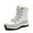 White, variant on Womens Snow Boots Waterproof Insulated, Womens Winter Shoes Wide, Adjustable, Bungee, Hiking, Bump Toe, Outerwear, Black, Size 7