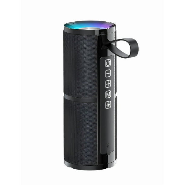 Bocina Bluetooth Portátil 1Hora Xtellar 5.1 Altavoz Inalámbrico con Sonido Estéreo HD 2400mAh 3.5mm Color Negro