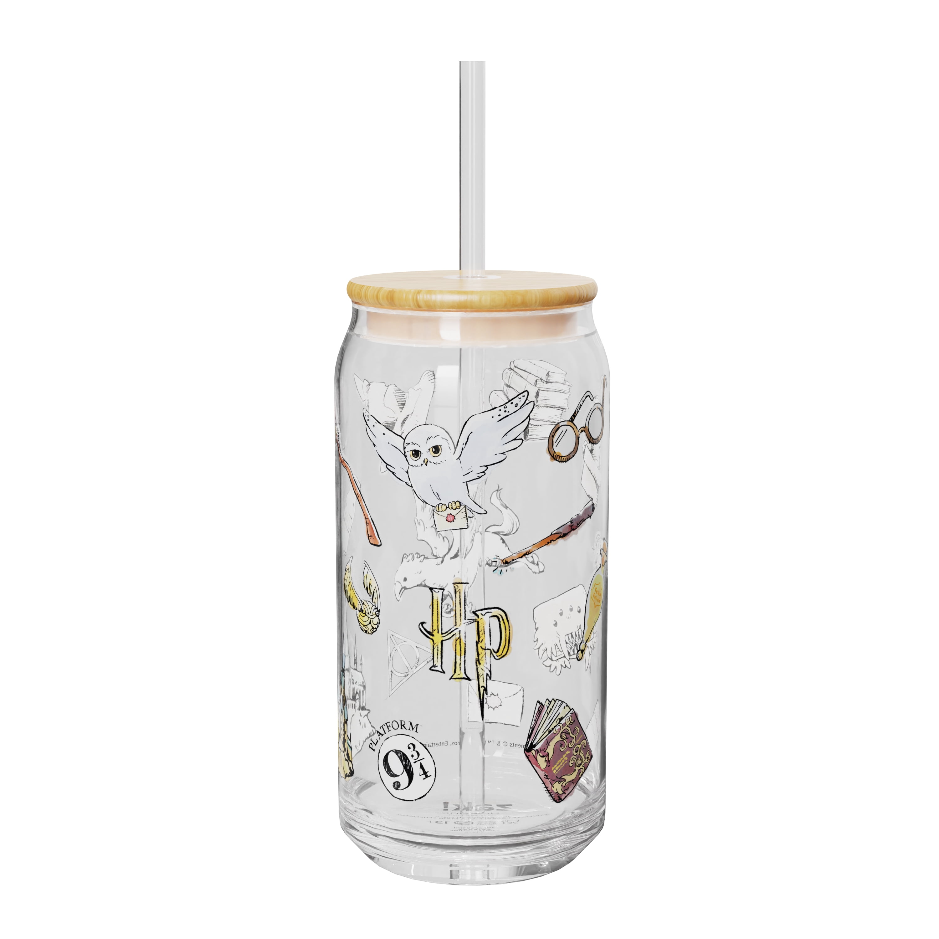 Zak Designs 20oz Harry Potter Glass Hadley Tumbler