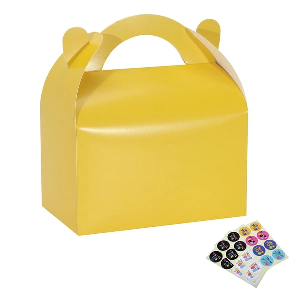 Cajas de obsequios para fiestas Bssay, paquete de 30 unidades con asas, 16,5 x 10 x 10 cm