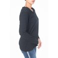 thumbnail image 3 of T-Shirts à Manches Longues pour Femmes Noir GRIS JO YD, 3 of 4