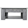 thumbnail image 4 of Topcobe Table Basse Moderne Simple à 2 Niveaux pour Salon, Grain de Bois, 4 of 7