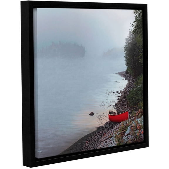 ArtWall Ken Kirsch "Smoke on the Water" Gallery-Wrapped Floater-Framed Canvas
