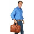 thumbnail image 3 of ClaireChase Executive Carrying Case (Briefcase) for 17" Notebook, Saddle, 3 of 3