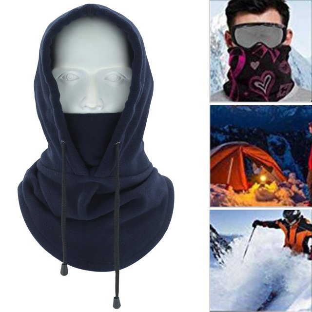 Pasamontañas, máscara facial, motocicleta, resistente al viento, para pesca al aire libre, cubierta facial, máscara de esquí de invierno, máscara de c - Azul Soledad Pañuelo de pasamontañas