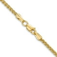 thumbnail image 3 of Auriga Fine Jewelry 14K Yellow Gold 2mm Wheat Chain Necklace 16inch for Women, 3 of 6