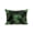 Black, Green, Teal, variant on Outdoor Pillows Waterproof, Green Leaves Bedding Throw Pillows with Insert for Couch Sofa Bed, Summer Country Botanical Tropical Plants 12x20 Inch Pillowcases Decorative Camping Patio Pillow Set of 1