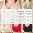 thumbnail image 2 of Bosfbaoi Women's V Neck Wireless Seamless Sports Bra, Medium Support Full Coverage Bra, Breathable Moisture Wicking Workout Bra with Fashion Sports Logo, 2 of 5