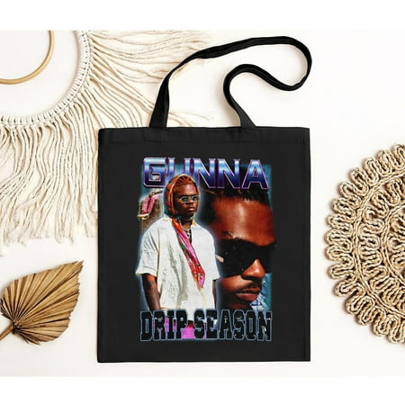 vintage Gunna Drip Season Graphic Tote Bag-TH20629