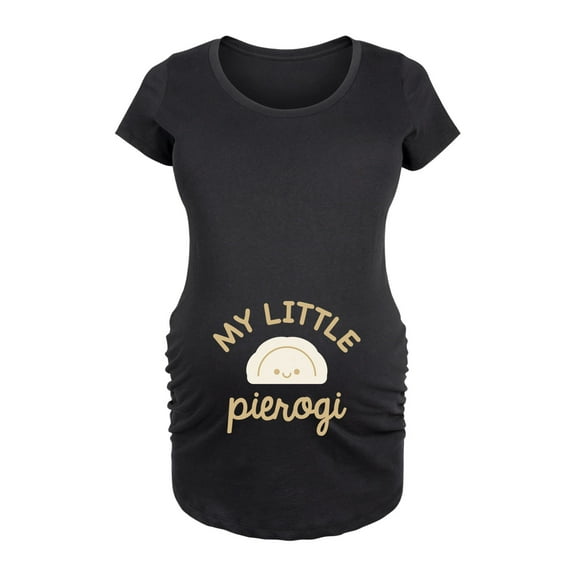 Bloom Maternity - My Little Peirogi  - Maternity Scoop Neck Graphic T-Shirt