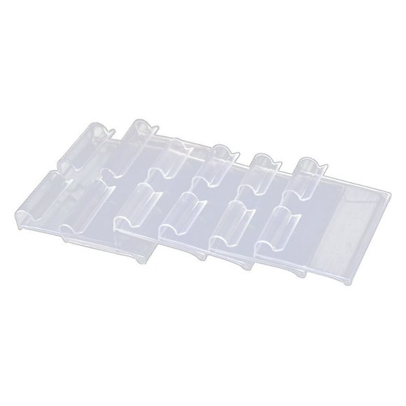 HLONK Holder Label Price Tag Clip Retail Display Shelf Plastic Strips Container Clear Supermarket Signs Basket Sign