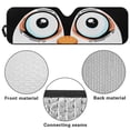 thumbnail image 7 of POLERO Car Front Window Sun Shield Funny Penguin Universal Auto Sun ​Shade Windshield Rays Sunshade Visor Protector for Car Off-road Vehicle Truck SUV Accessories 52.95" L x 16.14" W, 7 of 7
