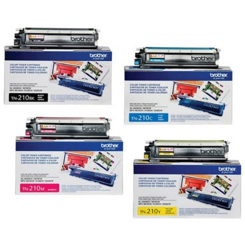 Laser Toner Cartridge Complete 4-Color Set