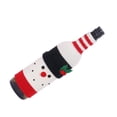 thumbnail image 2 of Navidad Santa Claus cubierta de botella de vino media a prueba de polvo de punto Universal ropa elástica decoración de Navidad decoraciones de Kits de decoración para fiestas Muñeco de nieve Toystoory HA068075-02, 2 of 6