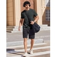thumbnail image 5 of COOFANDY Men T Shirts Short Sleeve Muscle Workout T Shirt Summer Cotton Classics Undershirts, 5 of 6