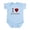 Sky Blue, variant on CafePress - I Love Rotary Body Suit - Baby Light Bodysuit, Size Newborn - 24 Months
