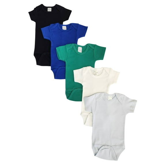 Unisex Baby 5 Pc Onezies