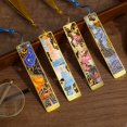 thumbnail image 1 of Marcador emmoolife, pintura al óleo de metal de Monet Van Gogh, x4, 1 of 7