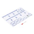 thumbnail image 3 of Unique Bargains Growth Chart 200cm Metric Height Chart Ruler Wall Decor with Marker Pen, Blue Purple, 3 of 6
