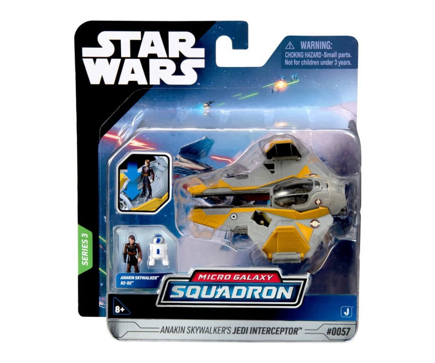 Star Wars Micro Galaxy Squadron First Order TIE Fighter, 3-Inch