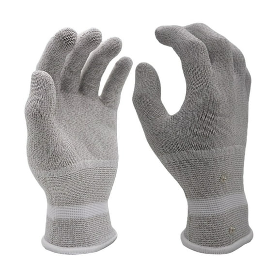 Breathable Silver Fiber Gloves For Touch Display Devices Enhancing Sensitivity Outdoor Work & Cycling 1 Pair