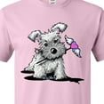 thumbnail image 4 of Inktastic Schnauzer with Heart T-Shirt, 4 of 5