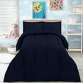 thumbnail image 4 of Juego de edredón Utopia Bedding para todas las estaciones, microfibra, azul marino, doble, 4 of 8