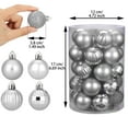 thumbnail image 3 of LELINTA 34 Christmas Balls Ornaments, Shatterproof Christmas Tree Decorations Hanging Ball for Xmas Tree Holiday Wedding Party Decoration 1.5"/3.8cm Set (Bronze/Silver/Red/Gold), 3 of 8