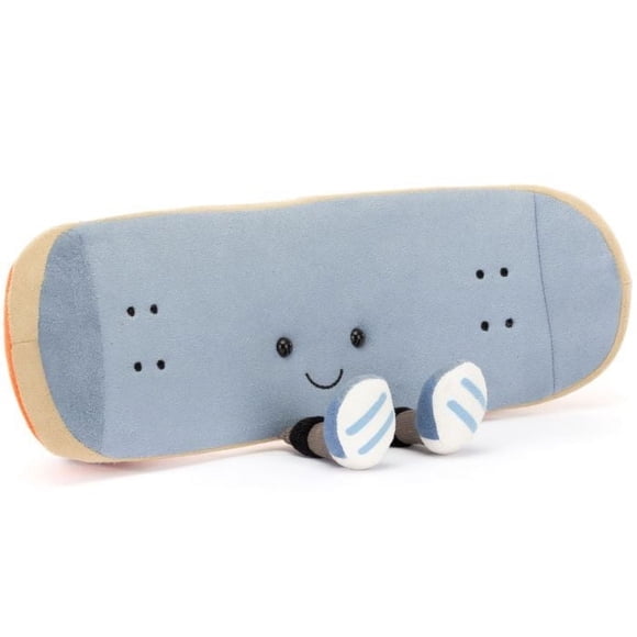 Jellycat Amuseables Skateboard Stuffed Toy, 13.5 inches | Sports Plush | Gift for Sports Fans