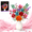 orange&pink, variant on OKKIDY Flower Bouquet Building Set Compatible with Lego, 1010 PCS Botanical Building Blocks, DIY Home Decor Gift for Women, Adults & Teens