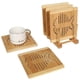 thumbnail image 1 of 4 Uds. Posavasos para el hogar, alfombrilla para cazuela y soporte en forma de pez, manteles individuales huecos para hornear LingWen 9024715789426, 1 of 1