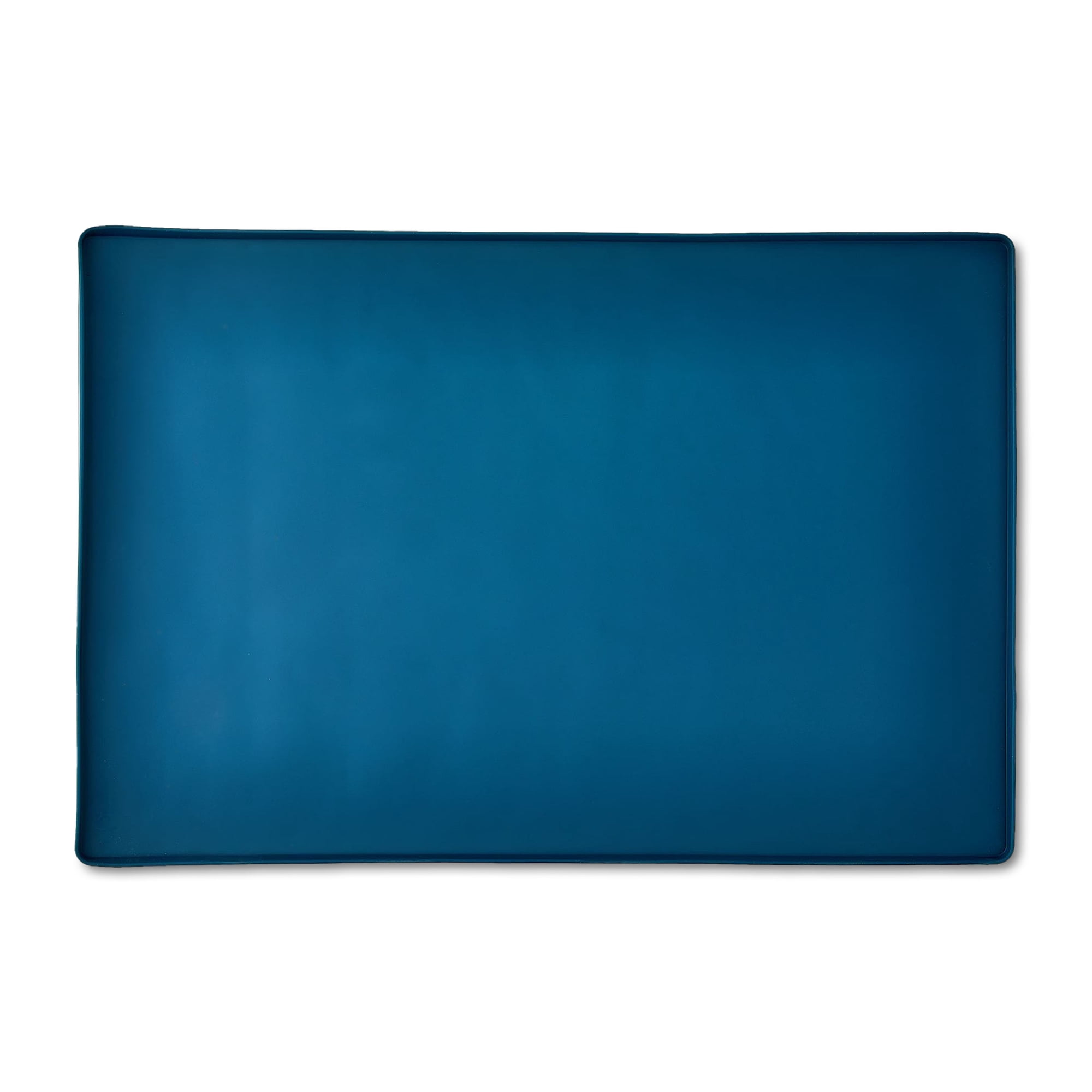Vibrant Life Silicone Feeding Mat for Pets, Blue, 23.4 in x 15.75 in