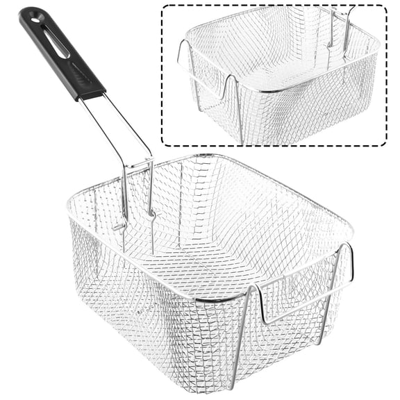 Mini Fried Skewers Chips Fish Fry Baskets Stainless Steel Fryer Basket Strainer YIWEI