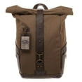 thumbnail image 3 of Vintage Westworld Durable Roll Top Canvas Travel Backpack with Luggage Tag, 3 of 4